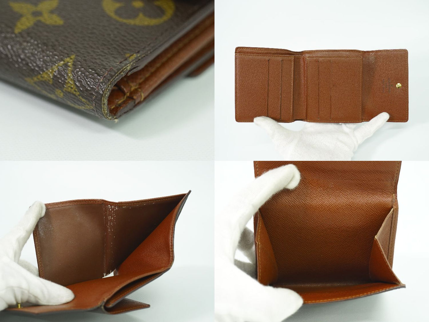 LOUIS VUITTON ポルトモネビエカルトクレディ モノグラム 折財布 M61652