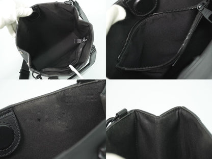 LOUIS VUITTON サックプラ フォールド エピ レザー 2WAY ショルダーバッグ ノワール M58497