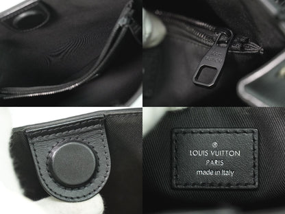LOUIS VUITTON サックプラ フォールド エピ レザー 2WAY ショルダーバッグ ノワール M58497