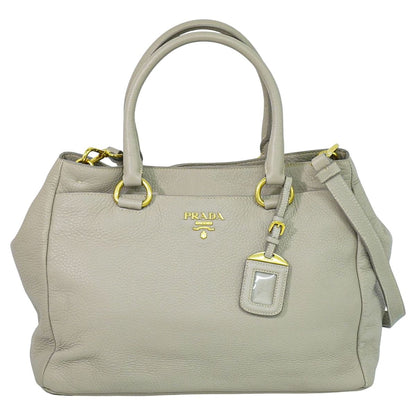 PRADA 2WAY ショルダーバッグ グレージュ BR4393