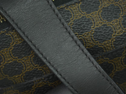 CELINE マカダム トートバッグ ブラウン ブラック