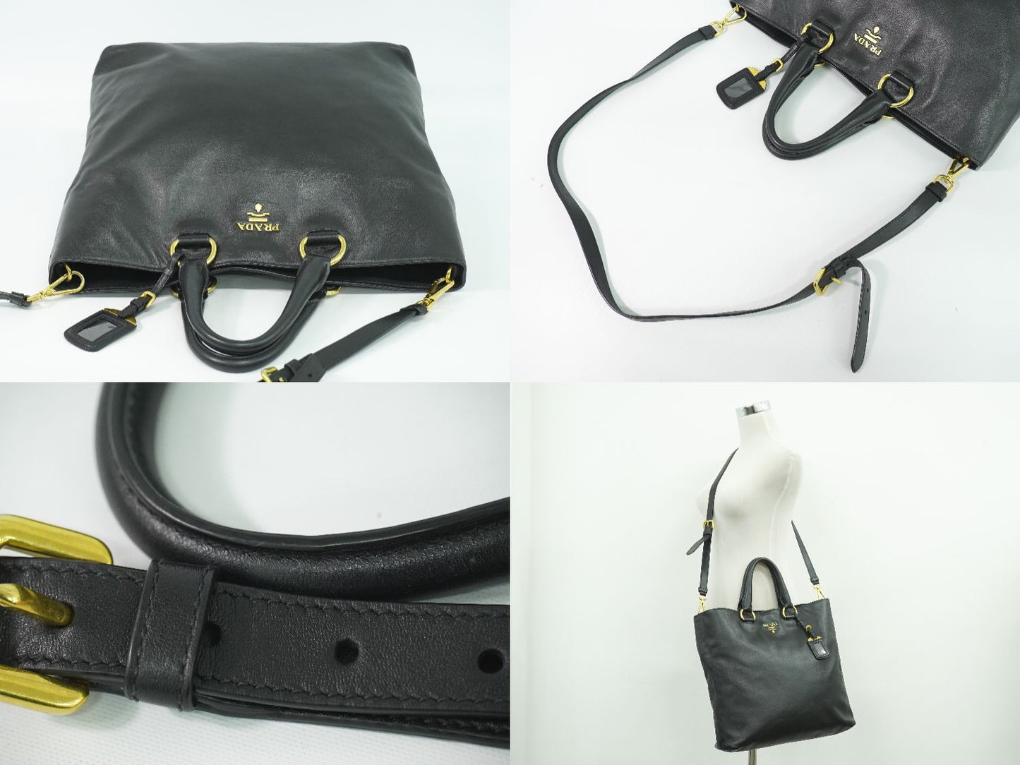 PRADA 2WAY ショルダーバッグ ブラック BN1713