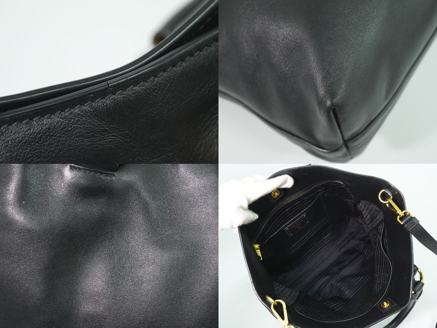 PRADA 2WAY ショルダーバッグ ブラック BN1713