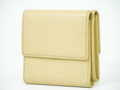 CHANEL ココマーク ココボタン 折財布 ベージュ