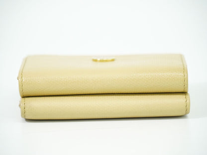 CHANEL ココマーク ココボタン 折財布 ベージュ