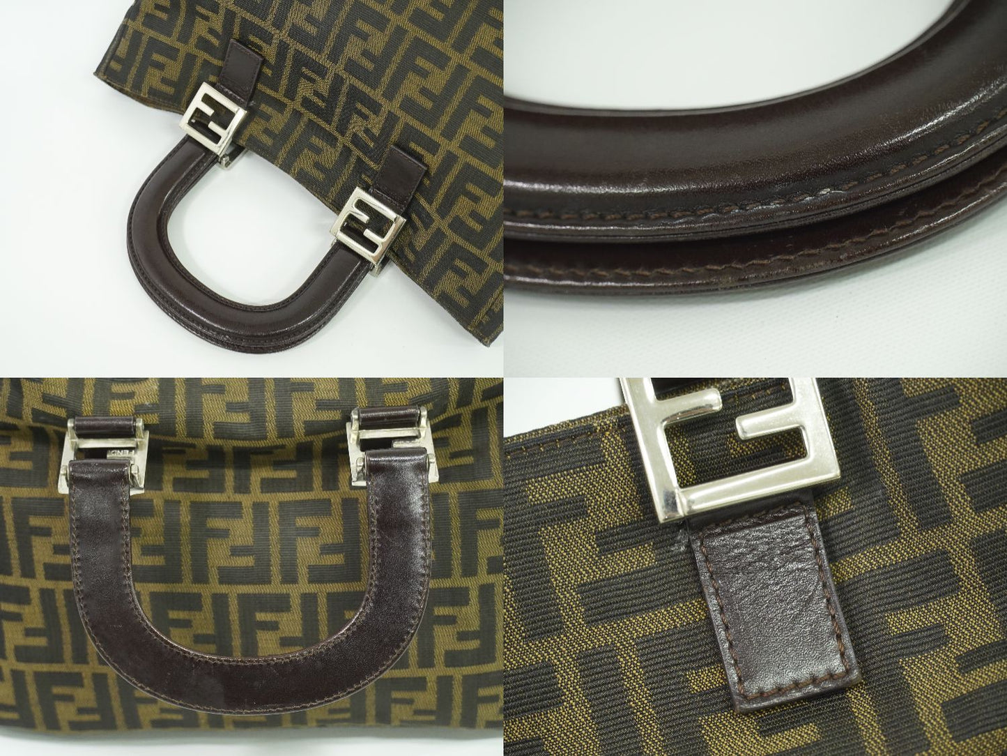 FENDI ズッカ トートバッグ ブラウン