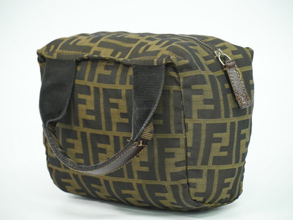 FENDI ズッカ ハンドバッグ ブラウン