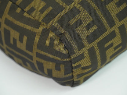FENDI ズッカ ハンドバッグ ブラウン