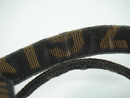 FENDI ズッカ ハンドバッグ ブラウン