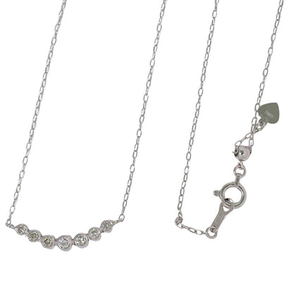 ダイヤモンド 0.17ct K18 WG ネックレス