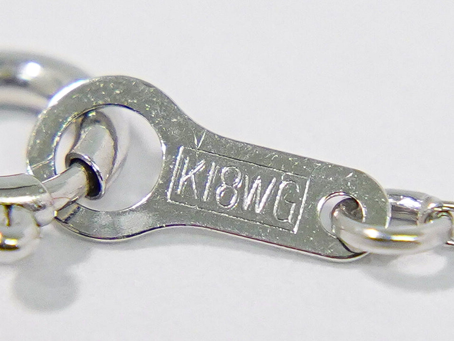 ダイヤモンド 0.17ct K18 WG ネックレス