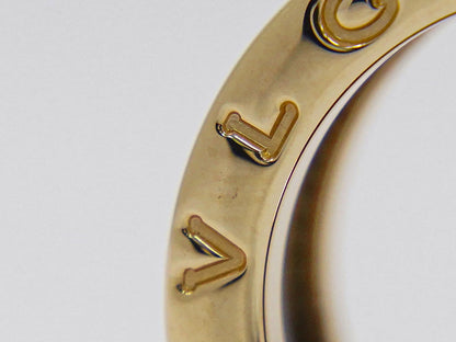 BVLGARI B-ZERO1 Au750 PG セラミック リング 51 10号 ピンクゴールド ブラック