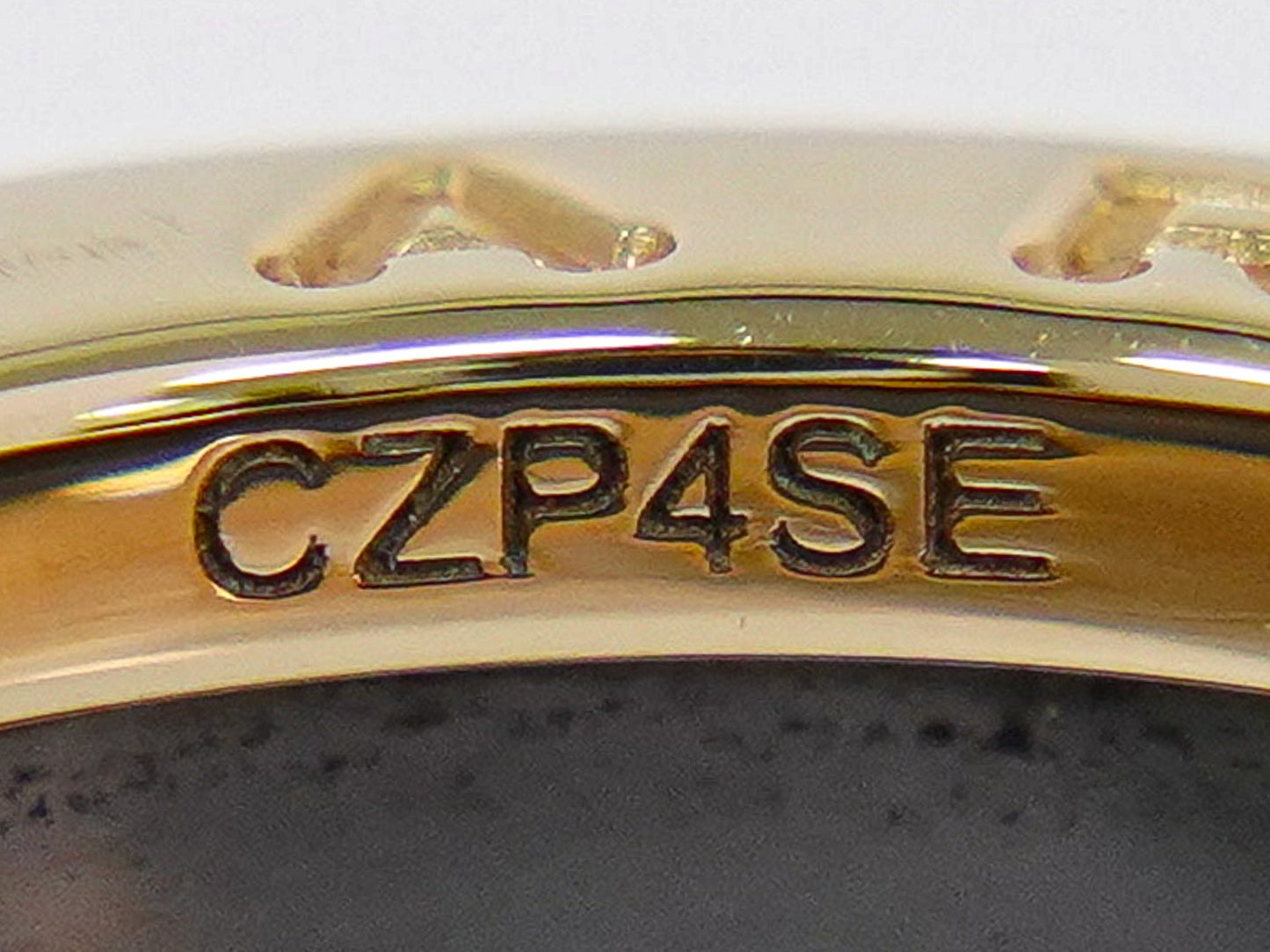 BVLGARI B-ZERO1 Au750 PG セラミック リング 51 10号 ピンクゴールド ブラック