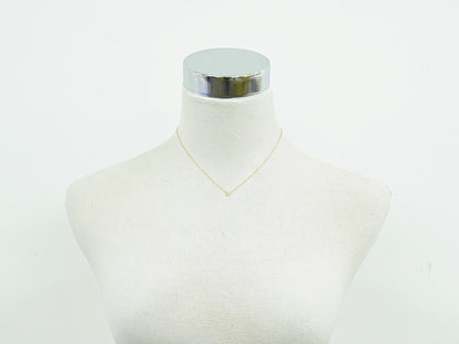 AHKAH ハート モチーフ ダイヤモンド 0.05ct K18 YG ネックレス