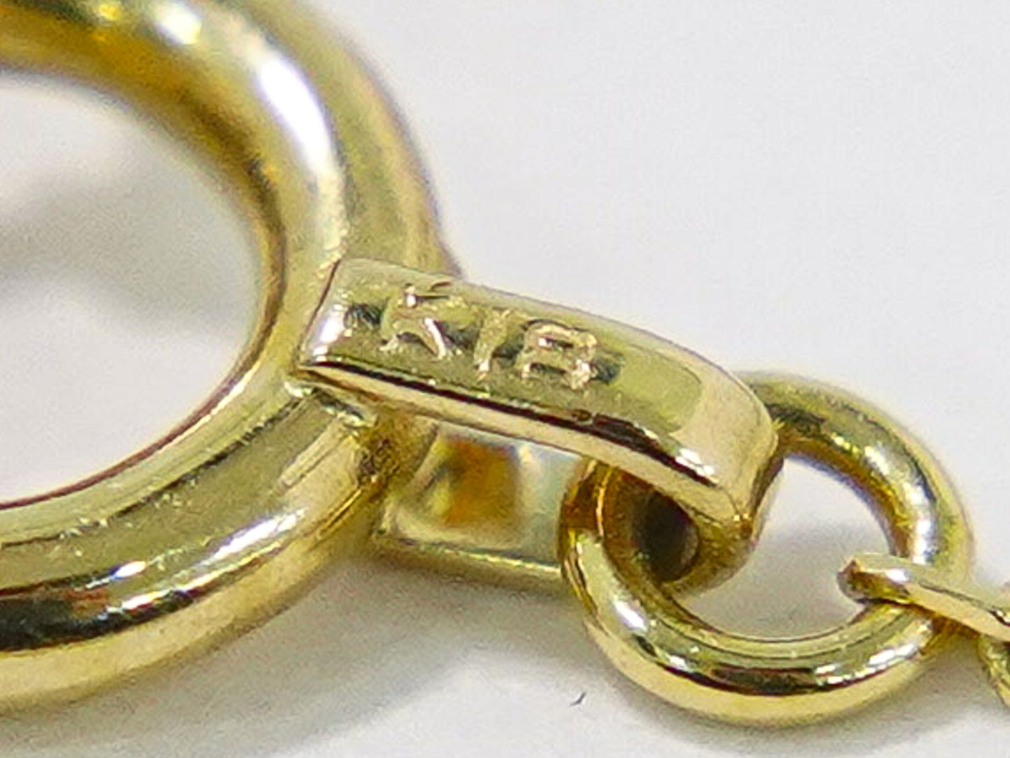 AHKAH ハート モチーフ ダイヤモンド 0.05ct K18 YG ネックレス