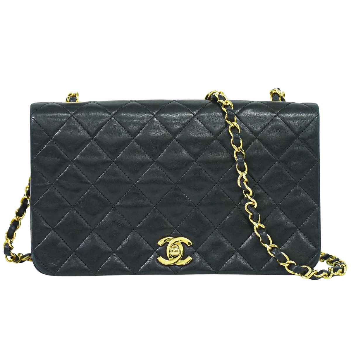 CHANEL マトラッセ ココマーク ショルダーバッグ ブラック
