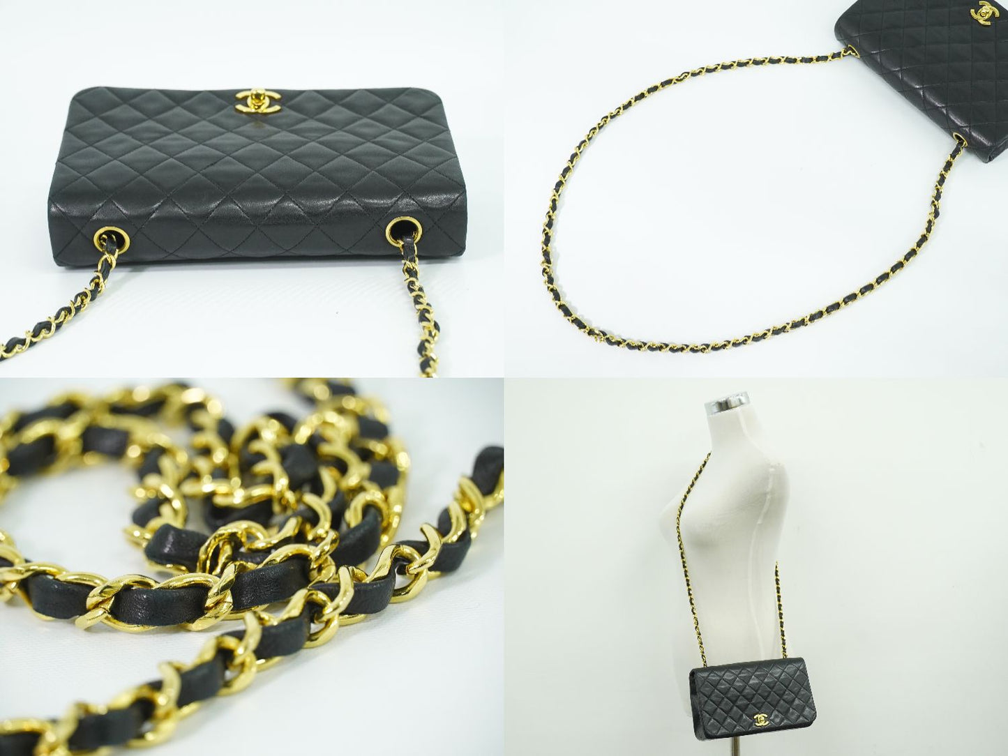 CHANEL マトラッセ ココマーク ショルダーバッグ ブラック