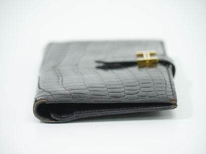 HERMES ベアン ニロティカス 長財布 ブラック