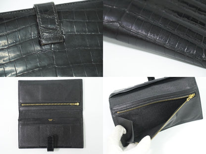 HERMES ベアン ニロティカス 長財布 ブラック