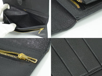 HERMES ベアン ニロティカス 長財布 ブラック