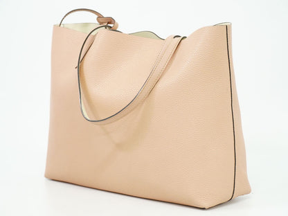 BALLY リバーシブル ショルダーバッグ ピンク アイボリー