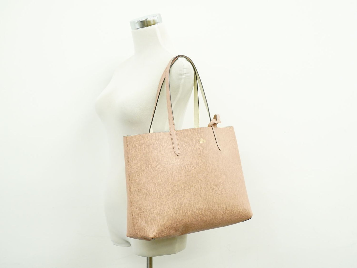 BALLY リバーシブル ショルダーバッグ ピンク アイボリー