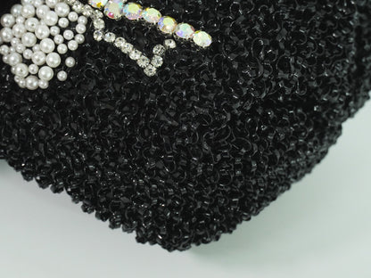 ANTEPRIMA リボンモチーフ ワイヤーバッグ ブラック ホワイト