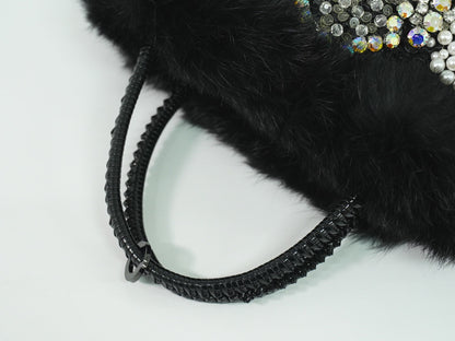 ANTEPRIMA リボンモチーフ ワイヤーバッグ ブラック ホワイト