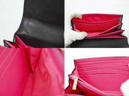 CHANEL ココマーク カンボンライン 長財布 ブラック