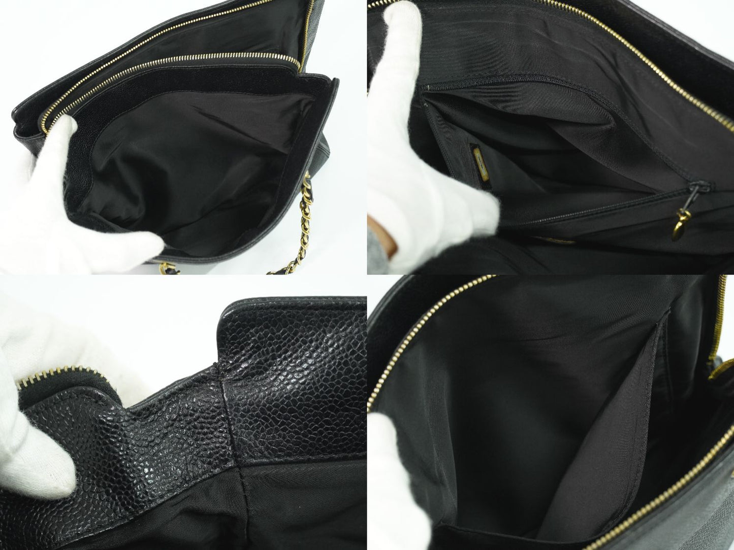 CHANEL ロゴ トートバッグ ブラック