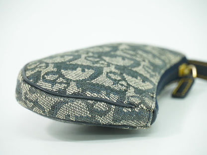 Christian Dior サドル トロッター コインケース ネイビー