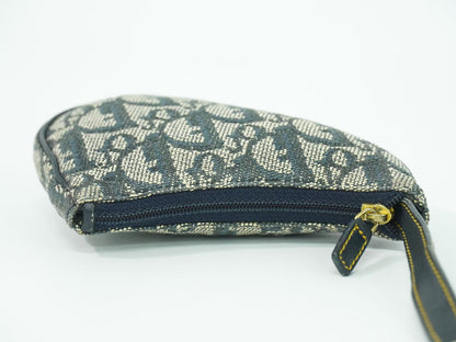 Christian Dior サドル トロッター コインケース ネイビー