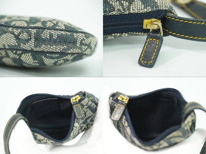 Christian Dior サドル トロッター コインケース ネイビー