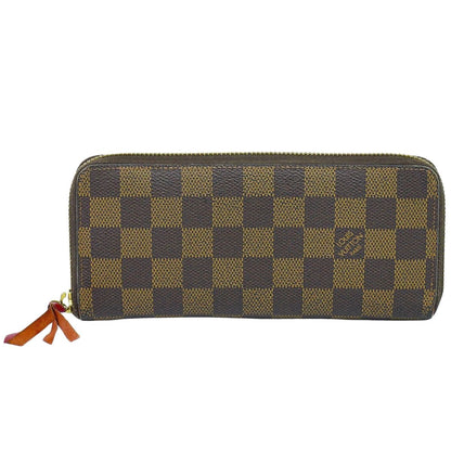 LOUIS VUITTON ポルトフォイユ クレマンス ダミエ エベヌ 長財布 N60534