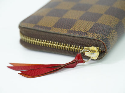LOUIS VUITTON ポルトフォイユ クレマンス ダミエ エベヌ 長財布 N60534