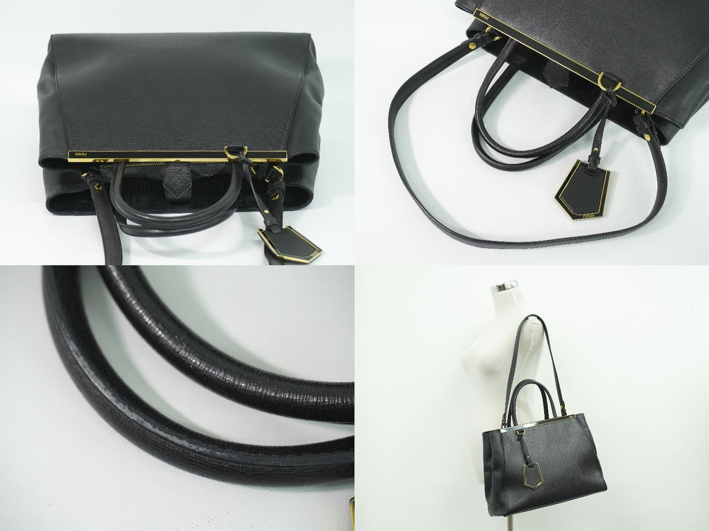 FENDI トゥージュール 2WAY ショルダーバッグ ブラック 8BH250