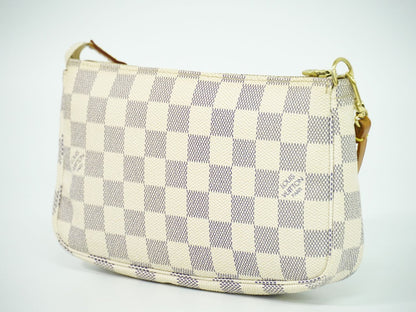 LOUIS VUITTON ポシェットアクセソワール ダミエ アズール アクセサリーポーチ N51986