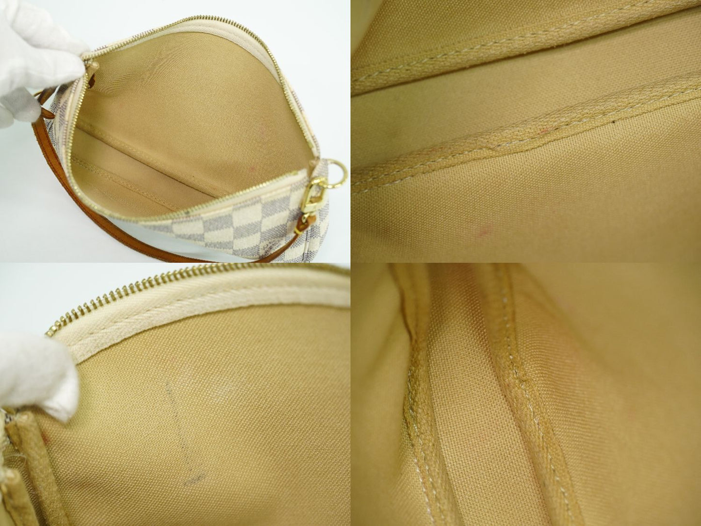 LOUIS VUITTON ポシェットアクセソワール ダミエ アズール アクセサリーポーチ N51986