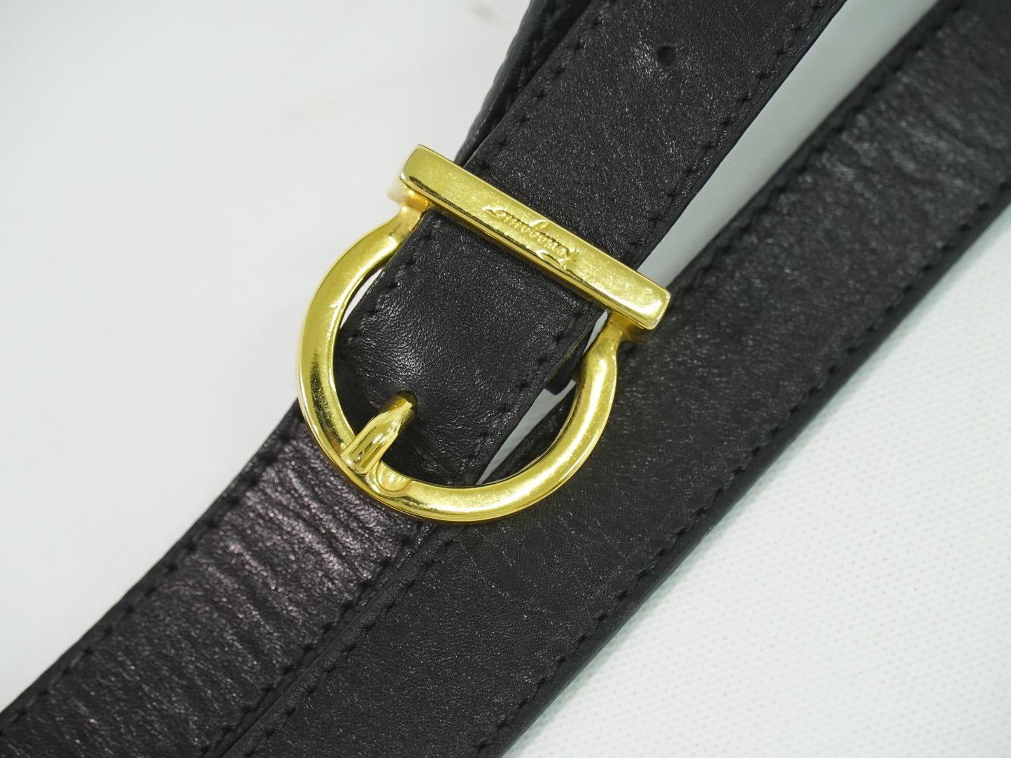 Salvatore Ferragamo 2WAY ショルダーバッグ ブラック