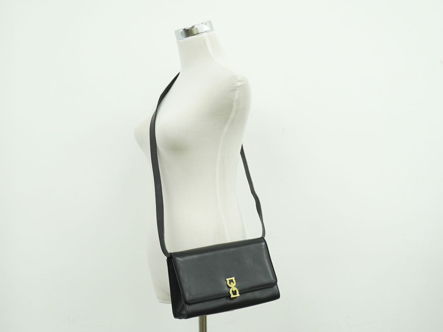 Salvatore Ferragamo 2WAY ショルダーバッグ ブラック