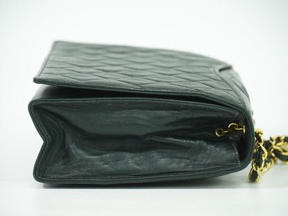 CHANEL ココマーク マトラッセ ショルダーバッグ ダークグリーン