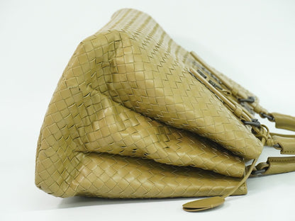 BOTTEGA VENETA イントレチャート トートバッグ ブラウン