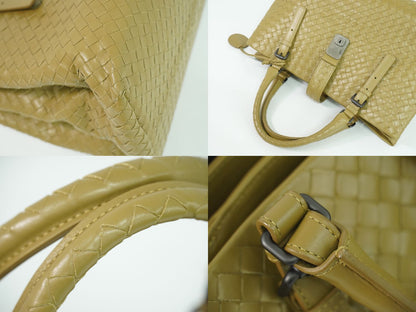 BOTTEGA VENETA イントレチャート トートバッグ ブラウン