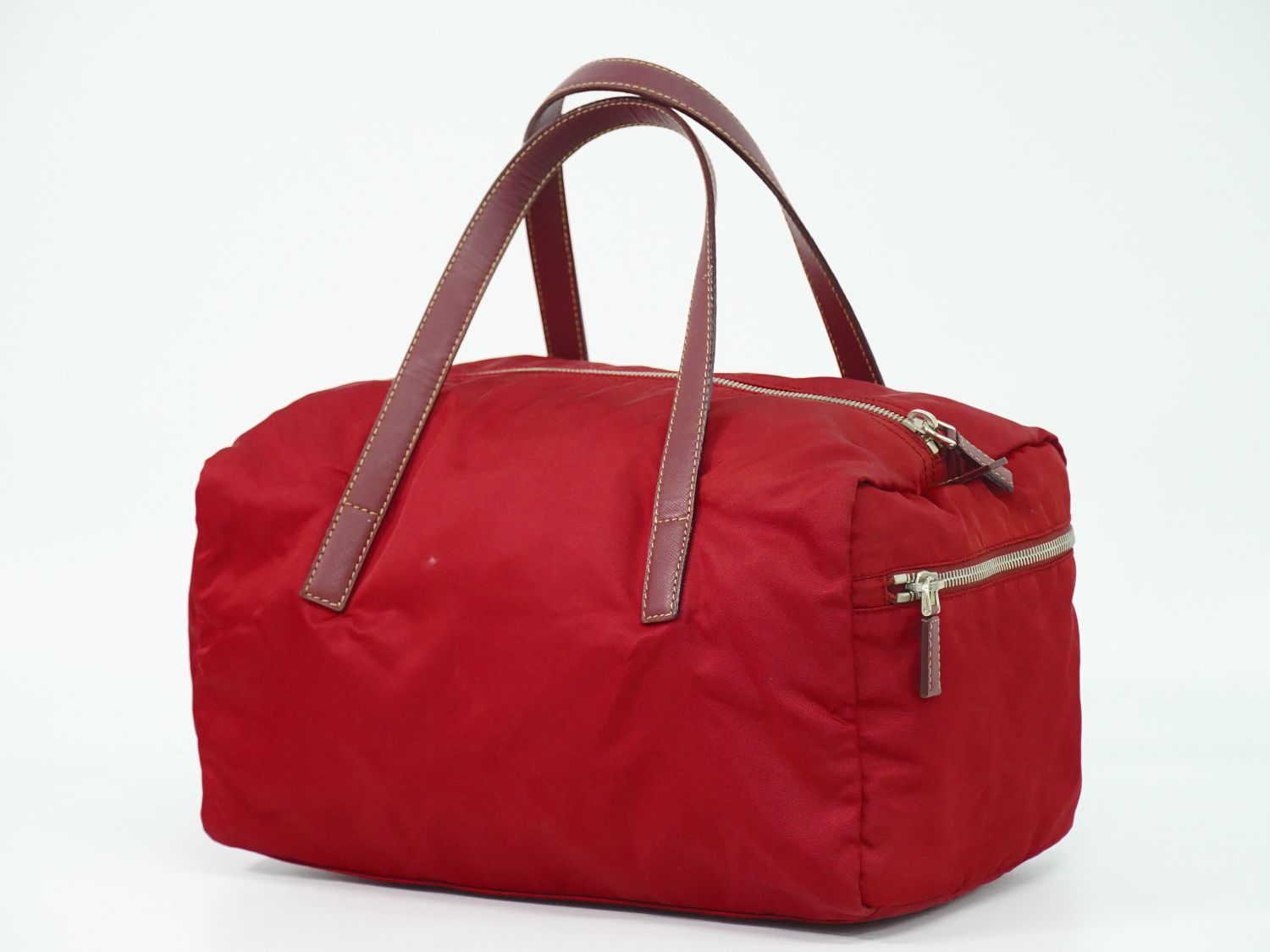 PRADA テスート ミニ ボストンバッグ レッド BR2394 – BRAND BOX by