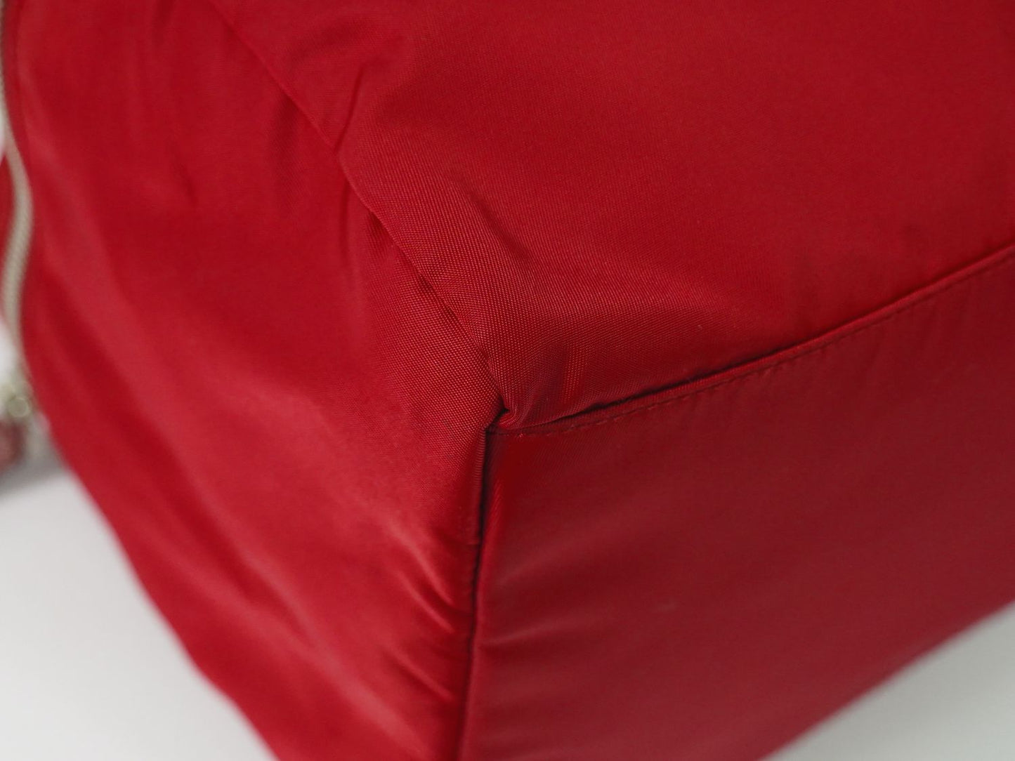 PRADA テスート ミニ ボストンバッグ レッド BR2394