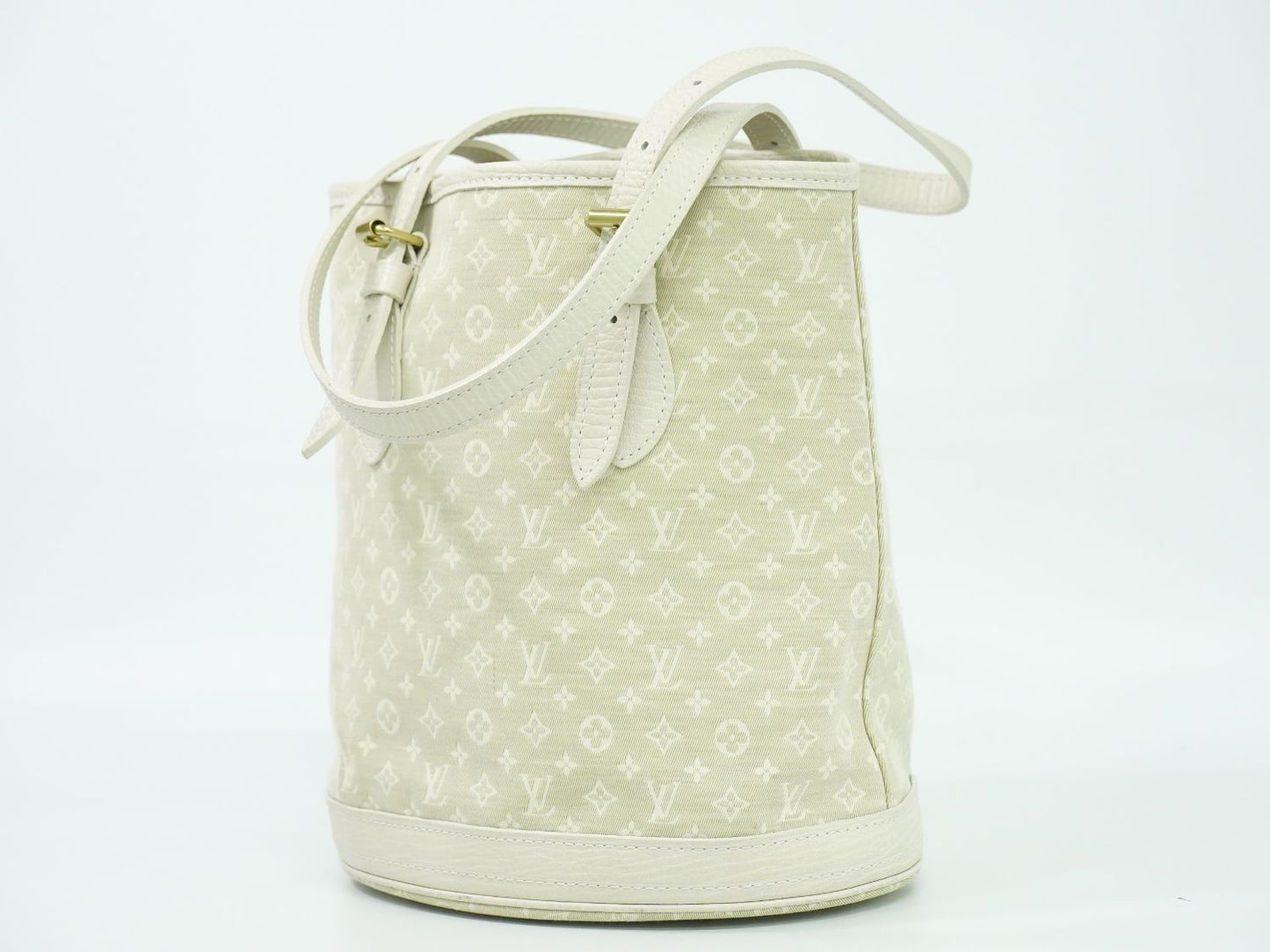 LOUIS VUITTON バケット PM モノグラム ミニラン ショルダーバッグ デュンヌ M95316