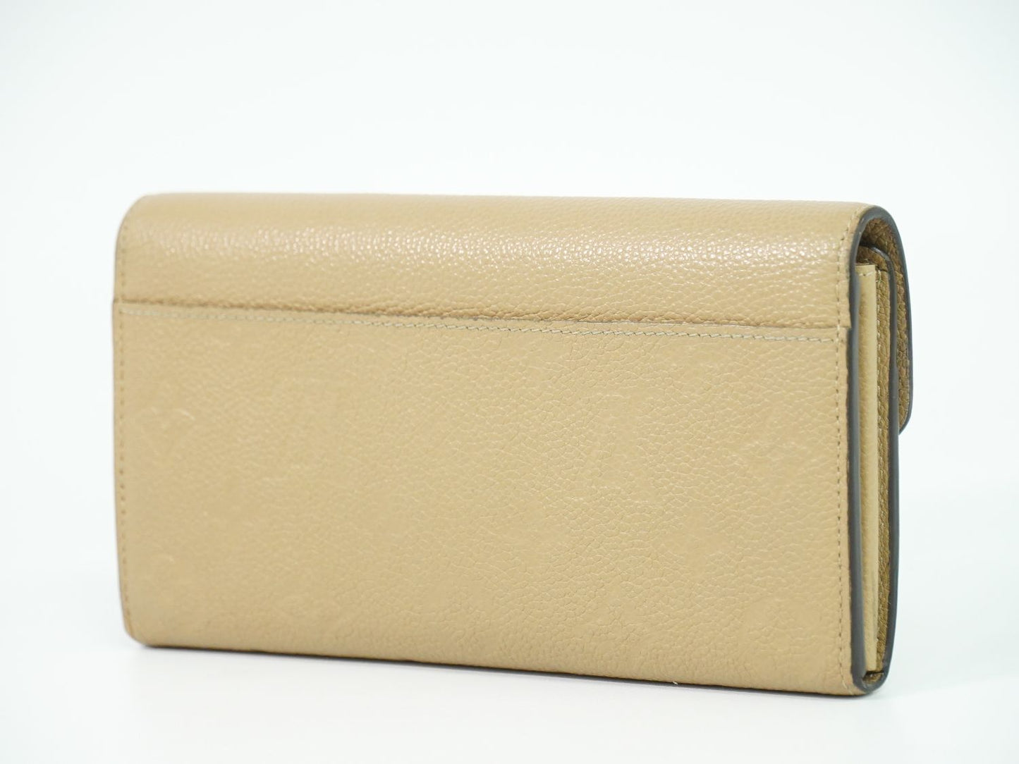 LOUIS VUITTON ポルトフォイユサラ モノグラム アンプラント レザー 長財布 パピルス M62297