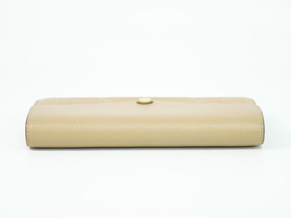 LOUIS VUITTON ポルトフォイユサラ モノグラム アンプラント レザー 長財布 パピルス M62297