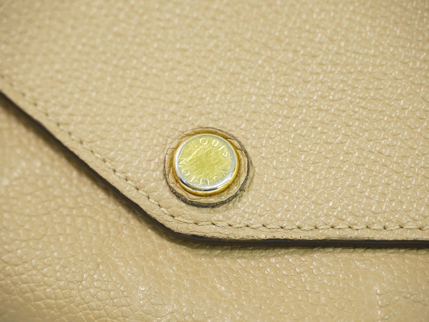 LOUIS VUITTON ポルトフォイユサラ モノグラム アンプラント レザー 長財布 パピルス M62297