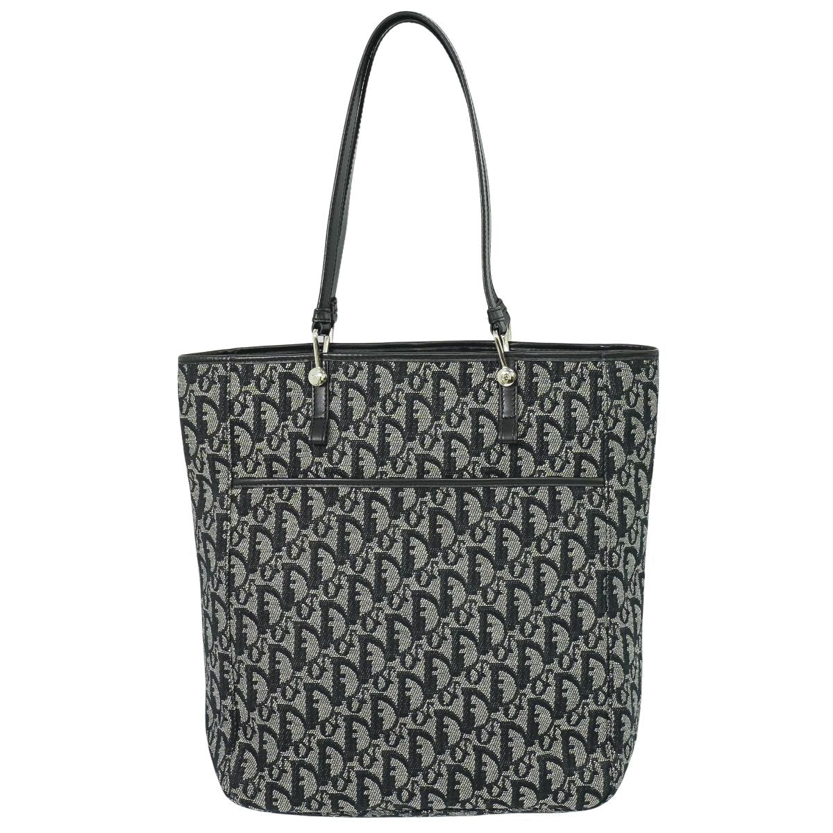 Christian Dior トロッター ショルダーバッグ グレー ブラック